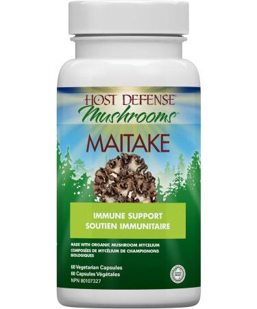 Fungi Perfecti Mushrooms Organic Maitake 60 Vegetarian Capsules
