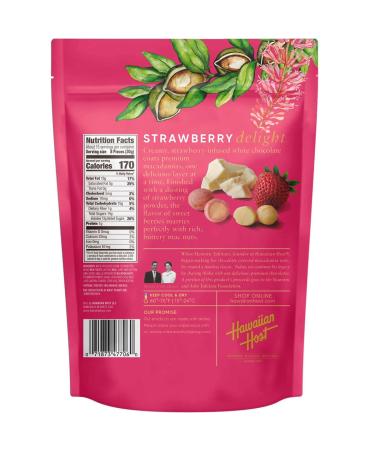 Hawaiian Host Macadamia Nuts Strawberries and Cream White Chocolate 16oz (453g) - Buy Online on GoSupps.com