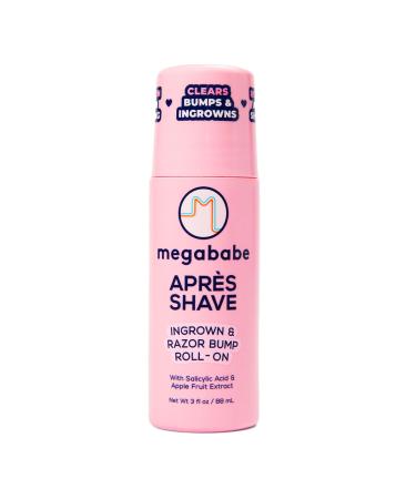 megababe Après Shave - Ingrown Hair & Razor Bump Roll-On 3 oz