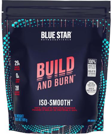 Blue Star Nutraceuticals Iso-Smooth 100% Isolate Whey Protein Powder 30g Protein Per Serving - Low Carb Keto Friendly - Easy Mixing and Absolutely Delicious Protein Shake (Tahitian Vanilla Bean)