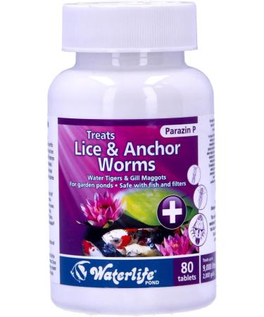 Waterlife Parazin P Fish Lice & Anchor Worms 80 Tablets 200g - Buy Online on GoSupps.com