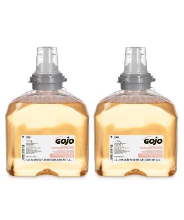 GOJO TFX Premium Foam Antibacterial Handwash Fresh Fruit Scent 1200 mL Foam Hand Soap Refills for GOJO TFX Touch-Free Dispenser (Pack of 2) - 5362-02 - Buy Online on GoSupps.com