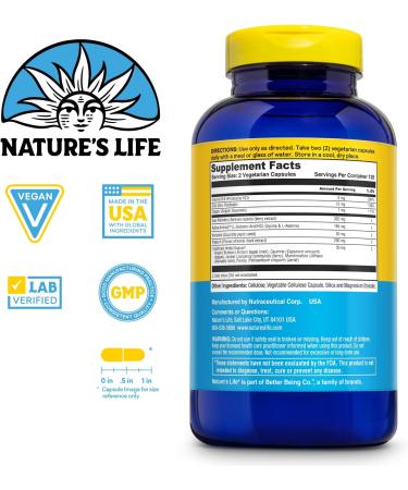 Nature's Life Prostate Maintain 600 Plus Formula for Men | 250 CT | Saw Palmetto, Pygeum Bark, L-Glutamic Acid - Buy Online on GoSupps.com