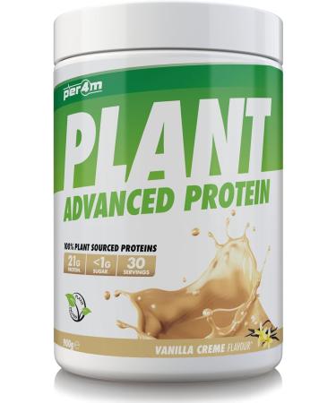 Per4m PLANT Protein Matrix | 30 Servings of High Protein | Plant Shake with Amino Acids | for Optimal Nutrition When Training | Low Sugar Gym Supplements (Vanilla Creme 900g)