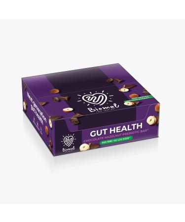 Biomel Prebiotic Cereal Bars | Gut Health | High Fibre | 45% Less Sugar | 12 Bars (Chocolate Hazelnut) Chocolate Hazelnut 12 count (Pack of 1)