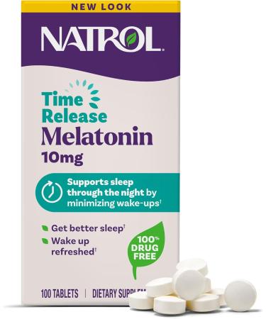 Natrol Melatonin Advanced Sleep Time Release 10 mg 100 Tablets
