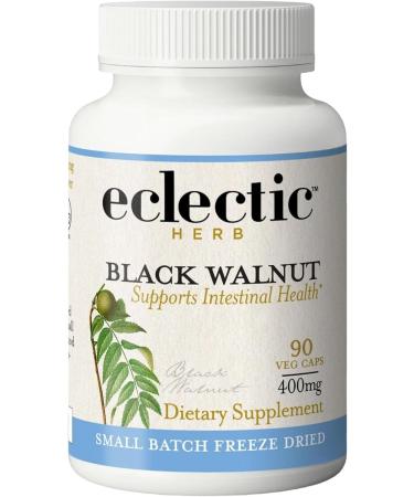 Eclectic Institute Raw Fresh Freeze-Dried Black Walnut 400 mg 90 Non-GMO Veg Caps