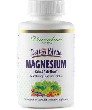 Paradise Herbs Earth's Blend Magnesium 90 Vegetarian Capsules