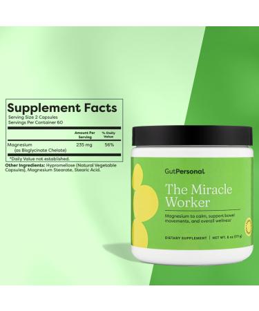Miracle Worker Magnesium Powder Supplement - Reduce Stress, Muscle Cramps, Improve Sleep & Regularity - Strawberry Flavor - 30 Servings - Buy Online on GoSupps.com