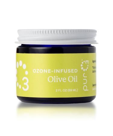 PurO3 Ozonated Olive Oil - Fully Ozonated - Glass Jars 2 Oz 2 Fl Oz (Pack of 1) - Buy Online on GoSupps.com