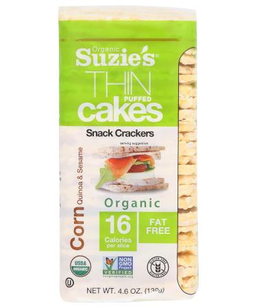 Suzie's Corn, Quinoa & Sesame Thin Cakes, 4.5 oz