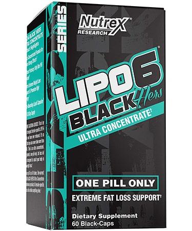 Nutrex lipo-6 Black HERS Ultra Concentrate - Not Flavored - 60 Capsules