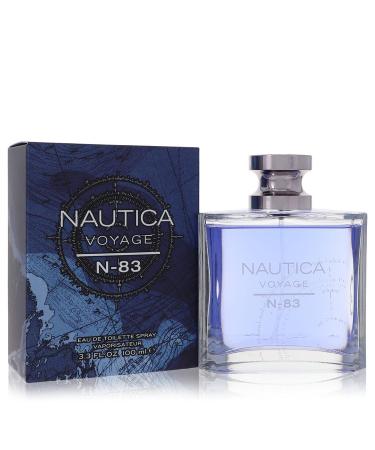 Nautica Voyage N-83 by Nautica Eau De Toilette Spray 3.4 oz for Men