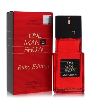 One Man Show Ruby by Jacques Bogart Eau De Toilette Spray 3.3 oz for Men