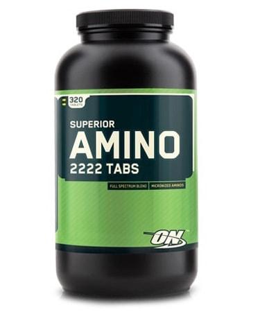 Optimum Nutrition Superior Amino 2222 Tabs - Not Flavored - 320 Tablets