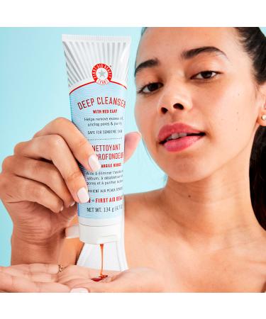 Shop First Aid Beauty Deep Cleanser with Red Clay - 4.7 oz/ 134 g Online - Best Price & International Shipping - Buy Online on GoSupps.com