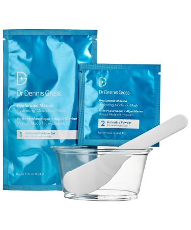 Shop Dr. Dennis Gross Skincare Hyaluronic Marine Hydrating Modeling Mask - 4 treatments Online - Best Price & International Shipping - Buy Online on GoSupps.com