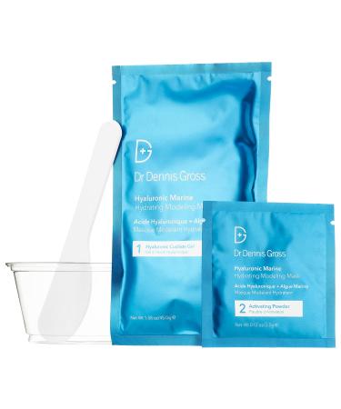 Shop Dr. Dennis Gross Skincare Hyaluronic Marine Hydrating Modeling Mask - 4 treatments Online - Best Price & International Shipping - Buy Online on GoSupps.com