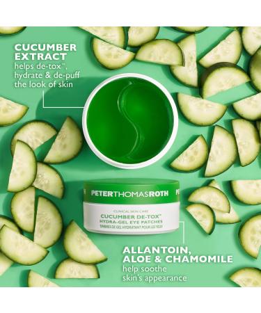 Shop Peter Thomas Roth Cucumber De-Tox Hydra-Gel Eye Patches - 60 Pads-30 Treatments Online - Best Price & International Shipping - Buy Online on GoSupps.com