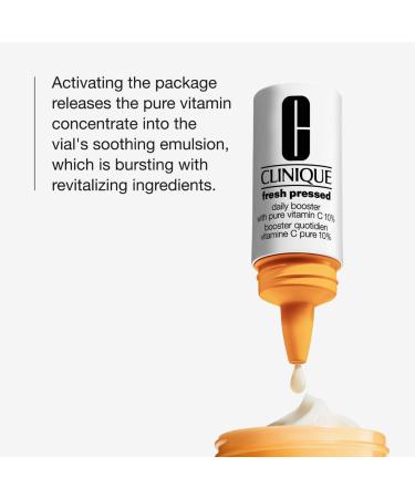 Shop CLINIQUE Fresh Pressed Daily Booster with Pure Vitamin C 10% - 4 Count - 0.29 oz/ 8.5 mL Online - Best Price & International Shipping - Buy Online on GoSupps.com