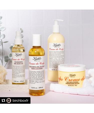 Shop Kiehl's Since 1851 Creme de Corps Soy Milk & Honey Whipped Body Butter - 8 oz/ 226 g Online - Best Price & International Shipping - Buy Online on GoSupps.com