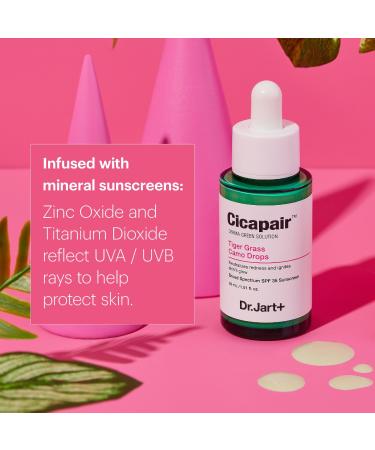 Shop Dr. Jart+ Cicapair Tiger Grass Camo Drops Color Corrector SPF 35 - 1 oz/ 30 mL Online - Best Price & International Shipping - Buy Online on GoSupps.com