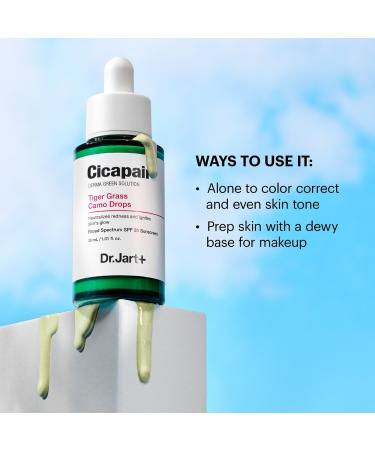 Shop Dr. Jart+ Cicapair Tiger Grass Camo Drops Color Corrector SPF 35 - 1 oz/ 30 mL Online - Best Price & International Shipping - Buy Online on GoSupps.com