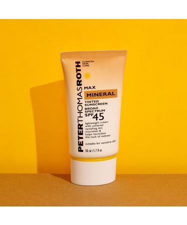 Shop Peter Thomas Roth Max Mineral Tinted Sunscreen Broad Spectrum SPF 45 - 1.7 oz/ 50 mL Online - Best Price & International Shipping - Buy Online on GoSupps.com
