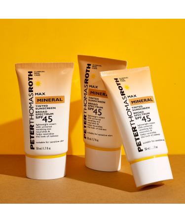 Shop Peter Thomas Roth Max Mineral Tinted Sunscreen Broad Spectrum SPF 45 - 1.7 oz/ 50 mL Online - Best Price & International Shipping - Buy Online on GoSupps.com