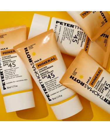 Shop Peter Thomas Roth Max Mineral Tinted Sunscreen Broad Spectrum SPF 45 - 1.7 oz/ 50 mL Online - Best Price & International Shipping - Buy Online on GoSupps.com