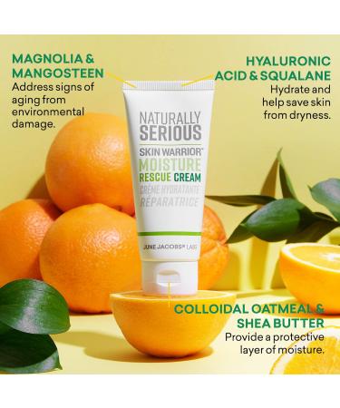 Shop Naturally Serious Skin Warrior Moisture Rescue Cream - 1.7 oz / 50 mL Online - Best Price & International Shipping - Buy Online on GoSupps.com