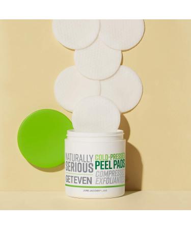 Shop Naturally Serious Get Even Cold-Pressed Peel Pads - 60 pads Online - Best Price & International Shipping - Buy Online on GoSupps.com