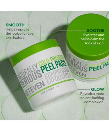 Shop Naturally Serious Get Even Cold-Pressed Peel Pads - 60 pads Online - Best Price & International Shipping - Buy Online on GoSupps.com
