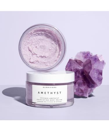 Shop Herbivore Amethyst Body Scrub with Epsom Salt - 6.6 oz/ 200 mL Online - Best Price & International Shipping - Buy Online on GoSupps.com