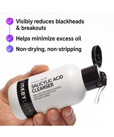 Shop The INKEY List Salicylic Acid Acne + Blackhead Cleanser - 5 oz/ 150 mL Online - Best Price & International Shipping - Buy Online on GoSupps.com