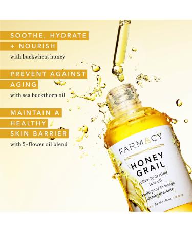 Shop Farmacy Honey Grail Ultra-Hydrating Face Oil - 1 oz/ 30 mL Online - Best Price & International Shipping - Buy Online on GoSupps.com