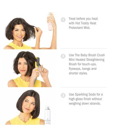 Shop Drybar The Baby Brush Crush Mini Heated Straightening Brush Online - Best Price & International Shipping - Buy Online on GoSupps.com