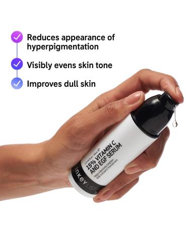 Shop The INKEY List 15% Vitamin C & EGF Brightening Serum - 1 oz/ 30 mL Online - Best Price & International Shipping - Buy Online on GoSupps.com