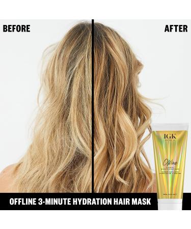 Shop IGK Offline 3-Minute Hydration Hair Mask - 6.7 oz/ 198 mL Online - Best Price & International Shipping - Buy Online on GoSupps.com