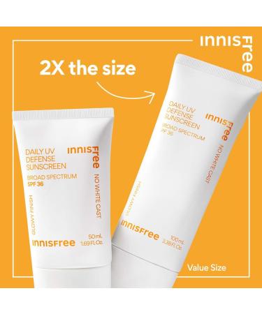 Shop innisfree Daily UV Defense Invisible Broad Spectrum SPF 36 Sunscreen - 1.69 oz / 50 ml Online - Best Price & International Shipping - Buy Online on GoSupps.com