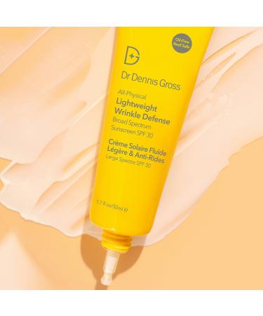 Shop Dr. Dennis Gross Skincare All-Physical Lightweight Wrinkle Defense Broad Spectrum Sunscreen SPF 30 - 1.7 oz/ 50 mL Online - Best Price & International Shipping - Buy Online on GoSupps.com
