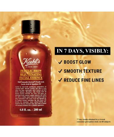 Shop Kiehl's Since 1851 Ferulic Brew Facial Treatment Essence with Lactic Acid - 6.8 oz/ 200 mL Online - Best Price & International Shipping - Buy Online on GoSupps.com