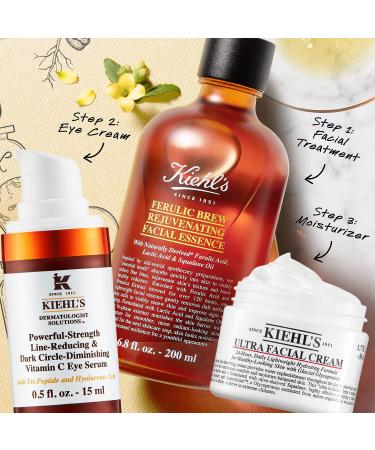 Shop Kiehl's Since 1851 Ferulic Brew Facial Treatment Essence with Lactic Acid - 6.8 oz/ 200 mL Online - Best Price & International Shipping - Buy Online on GoSupps.com