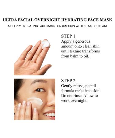 Shop Kiehl's Since 1851 Ultra Facial Overnight Hydrating Face Mask with 10.5% Squalane - 3.4 oz/ 100 mL Online - Best Price & International Shipping - Buy Online on GoSupps.com