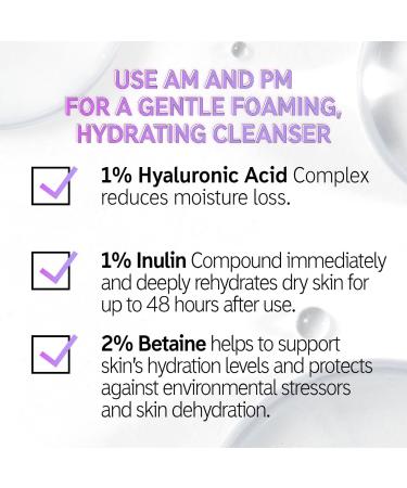 Shop The INKEY List Hyaluronic Acid Cleanser - 5 oz/ 150 mL Online - Best Price & International Shipping - Buy Online on GoSupps.com