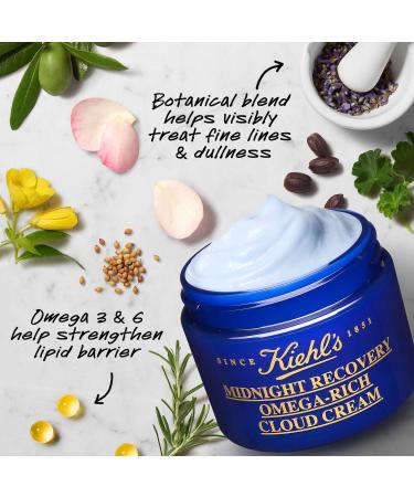 Shop Kiehl's Since 1851 Midnight Recovery Omega-Rich Cloud Cream - 1.7 oz / 50 mL Online - Best Price & International Shipping - Buy Online on GoSupps.com