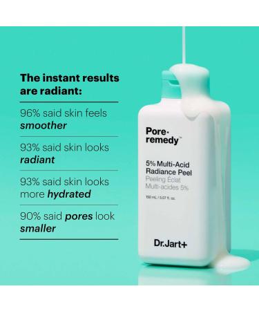Shop Dr. Jart+ Pore Remedy 5% Multi-Acid Radiance Peel Exfoliator - 5 oz / 150 mL Online - Best Price & International Shipping - Buy Online on GoSupps.com