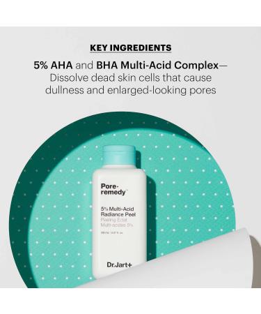 Shop Dr. Jart+ Pore Remedy 5% Multi-Acid Radiance Peel Exfoliator - 5 oz / 150 mL Online - Best Price & International Shipping - Buy Online on GoSupps.com