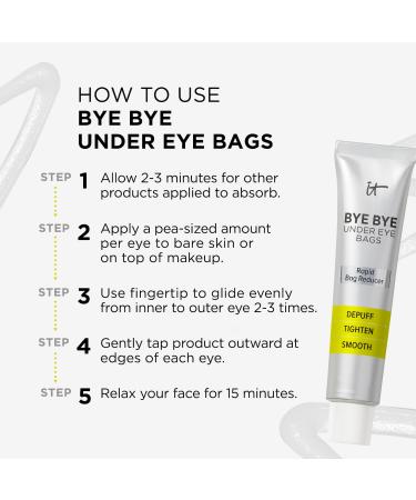 Shop IT Cosmetics Bye Bye Under Eye Bags Daytime Treatment for Eye Bags Puffiness and Crepey Skin Online - Best Price & International Shipping - Buy Online on GoSupps.com