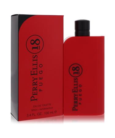 Perry Ellis 18 Fuego by Perry Ellis Eau De Toilette Spray 3.4 oz for Men